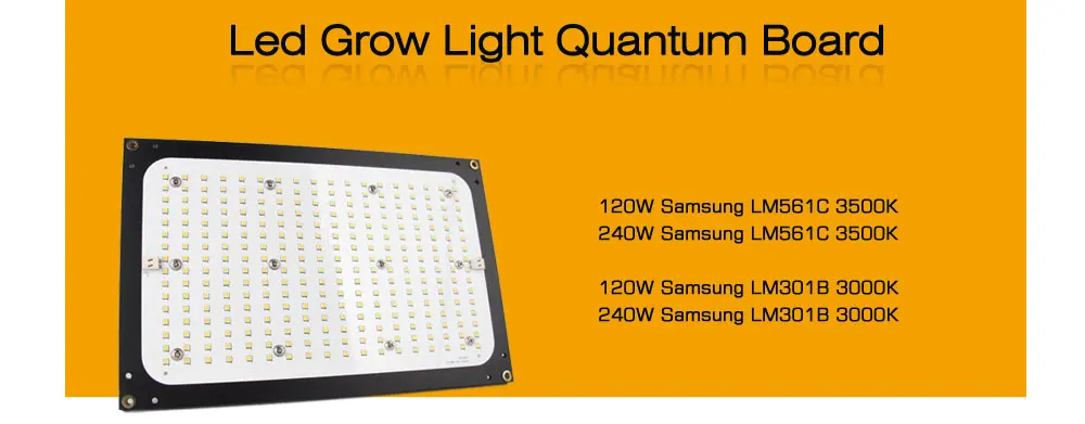 120 Вт 240 Вт samsung LM301B светодиодный светильник для выращивания квантовой доски 3000 К 3500 К полный спектр драйвер Meanwell для комнатных палаток растений
