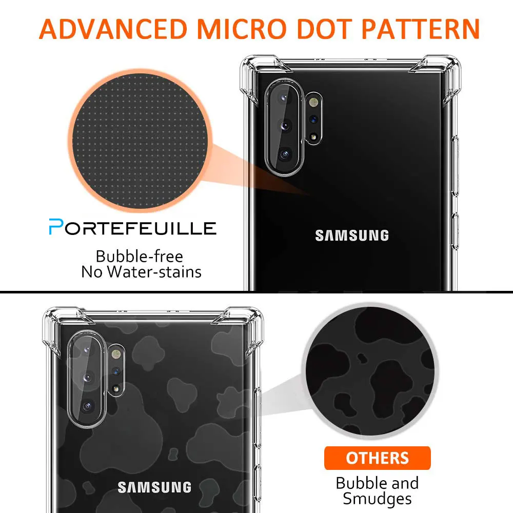 Case For Samsung Galaxy Note 10 Plus 9 S10 S9 S8 S10e Shockproof Crystal Clear Slim Soft TPU Protective Cover Phone Accessories |