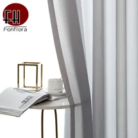 white tulle window curtains for living room transparent yarn texture thick gray privacy sheer curtain bedroom voile custom size