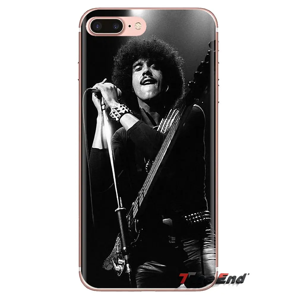 For Sony Xperia Z Z1 Z2 Z3 Z5 compact M2 M4 M5 C4 E3 T3 XA Huawei Mate 7 8 Y3II Phil Lynott of Thin Lizzy Music Soft Cases Cover |
