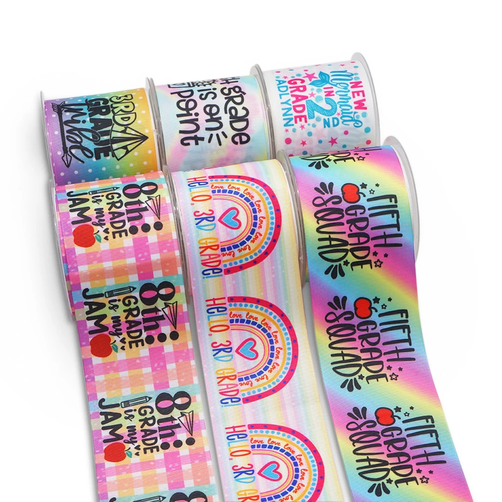 

10 ярдов, 3 дюйма, 75 мм, мультяшный принт, корсажная лента для бантов для волос, «сделай сам», ремесла, аксессуары ручной работы 57371