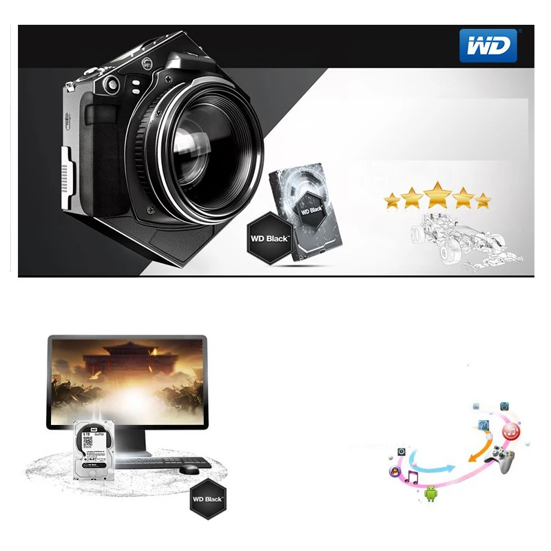 Игровой жесткий диск WD черный 500 Гб 7200 об./мин. 64 Мб |
