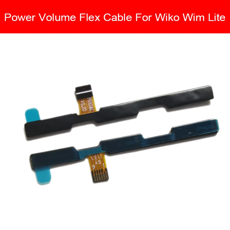 Гибкий кабель питания и громкости для Wiko Wim Lite кнопка включения выключения кнопки