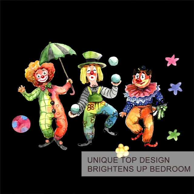 BlessLiving Clowns Bedding Set Balls Cartoon Bedclothes Cartoon Kids Duvet Cover Umbrella Bedlinen Watercolor Comforter Cover 3