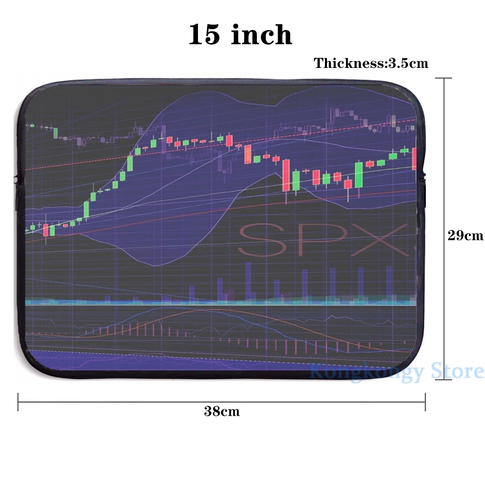 Забавный графический принт Акционная торговля на рынке схемы SPX500 художественный