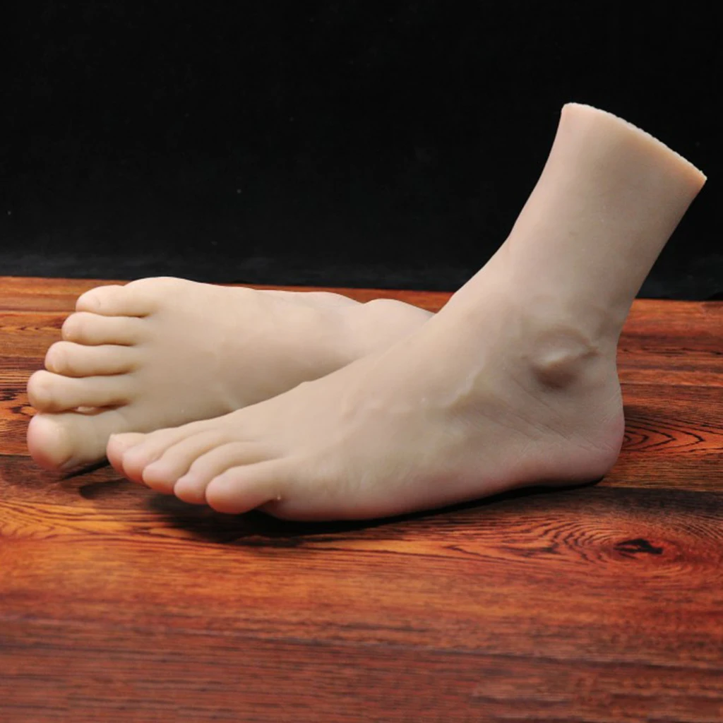 1 Pair Feet Model Male Foot Mannequin for Photography Display Shoes Socks | Красота и здоровье