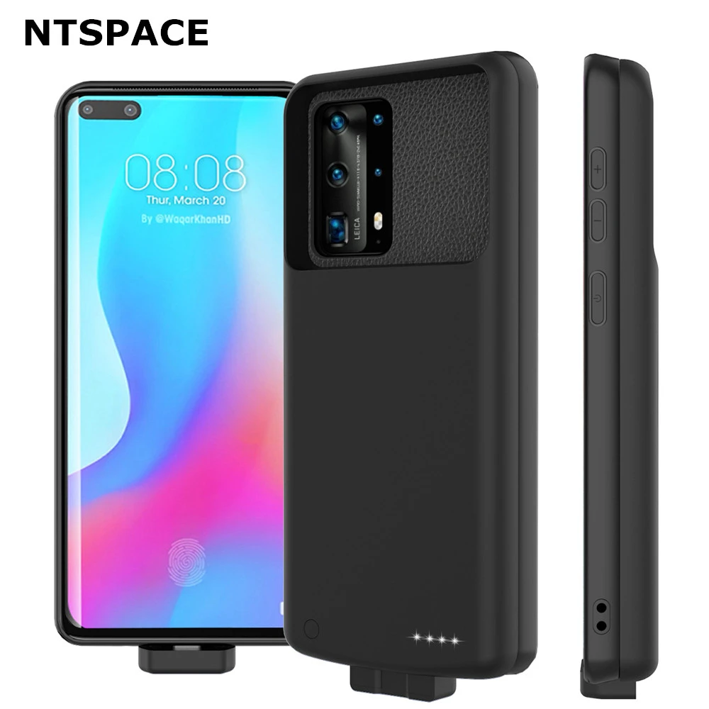 Чехлы с зарядным устройством NTSPACE для Huawei P40 Pro чехол на 5000 мАч Магнитный внешним