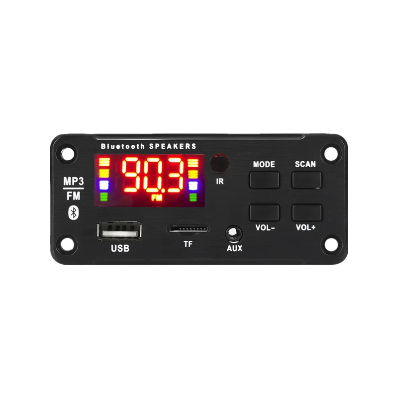Плата декодера проигрывателя 50 Вт 5-18 в Bluetooth 5 0 TF USB AUX WMA | Электроника