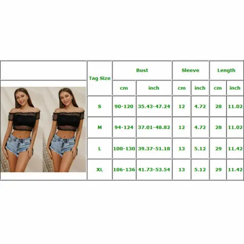 Модный женский летний кружевной сексуальный укороченный топ с открытыми плечами
