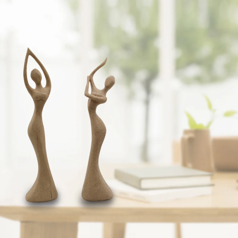 2 стиля Изящные танцевальные Фигурки для девочек домашний декор песчаник красота