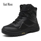 Ботинки Vastwave мужские тактические, армейские треккинговые ботинки в стиле милитари, армейские боевые ботинки на молнии для пустыни, защитная походная обувь для снега
