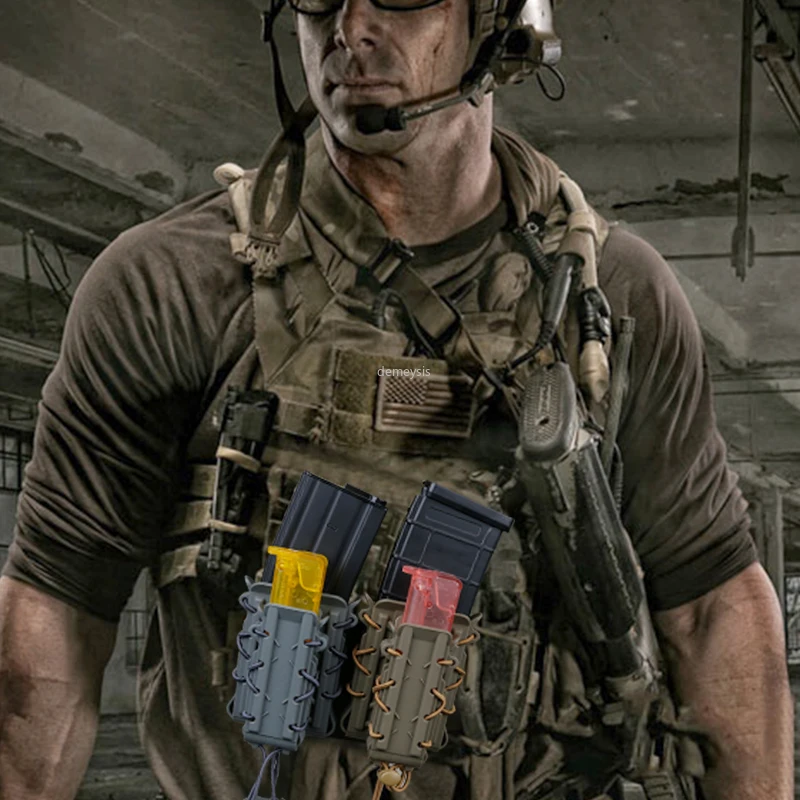 Военные Чехлы Molle для стрельбы 5 56/7 6 2/ 9 мм/45ACP нейлоновая сумка магазина