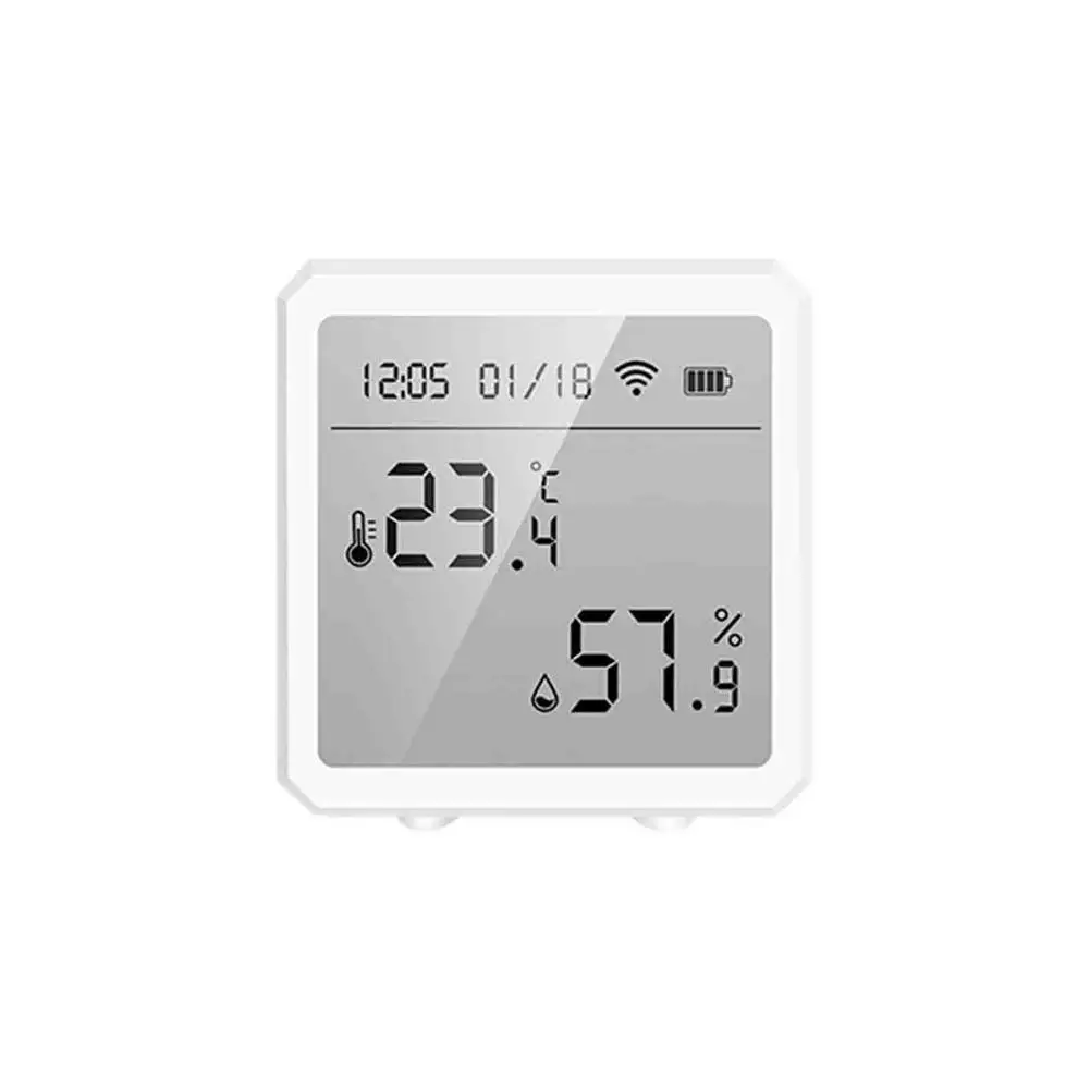 

WiFi Temperature And Humidity Sensor For Smart Home Var SmartLife Thermometer With Display Support Alexa Google Assistant Meter