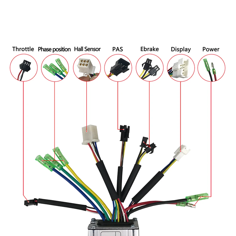 

Black Controller Brushless kT Controller DC36V/48V 9 Mosfet Aluminum Plastic