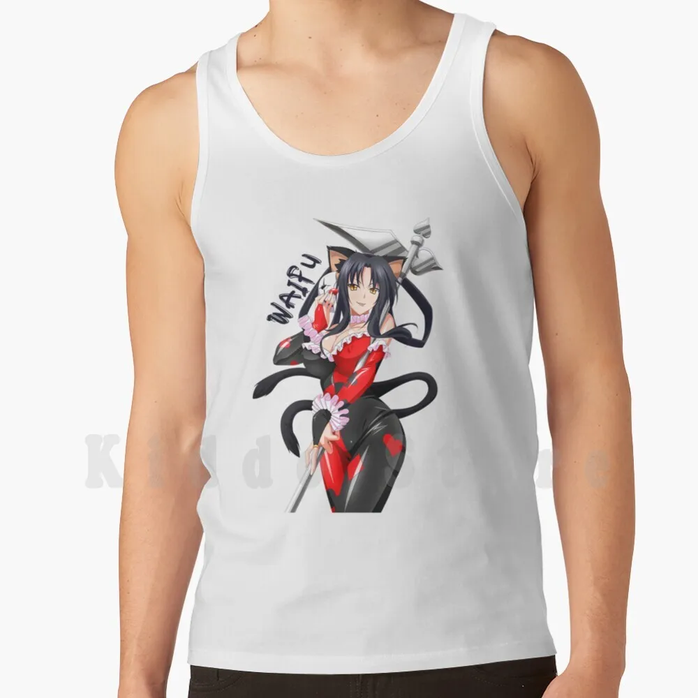 

Майка Kuroka Waifu (школьная Dxd), жилет без рукавов, для старшей школы Dxd, аниме, для старшей школы Dxd, манга, Dxd