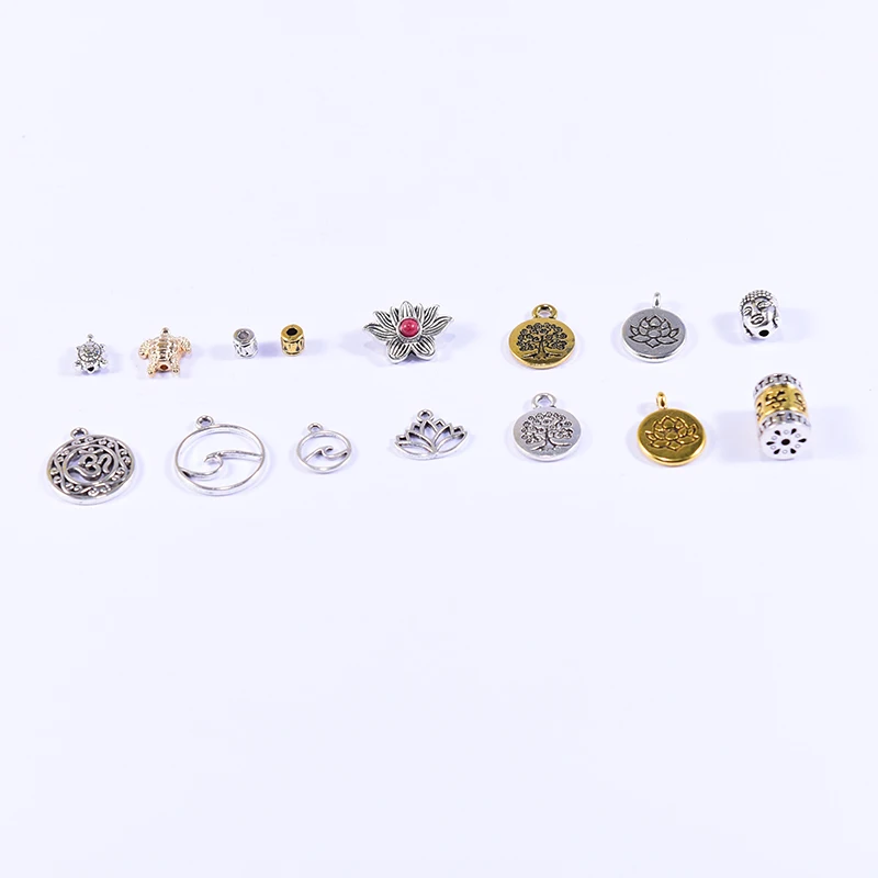 15 видов Непал бусы Будды Подвески для изготовления ювелирных изделий набор