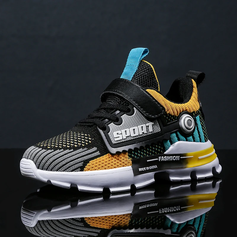 New Kid Shoes Casual Running Shoes Children Comfortable Mesh Sports Shoes Soft Bottom Anti-slippery Sneakers for Boys Size 28-39