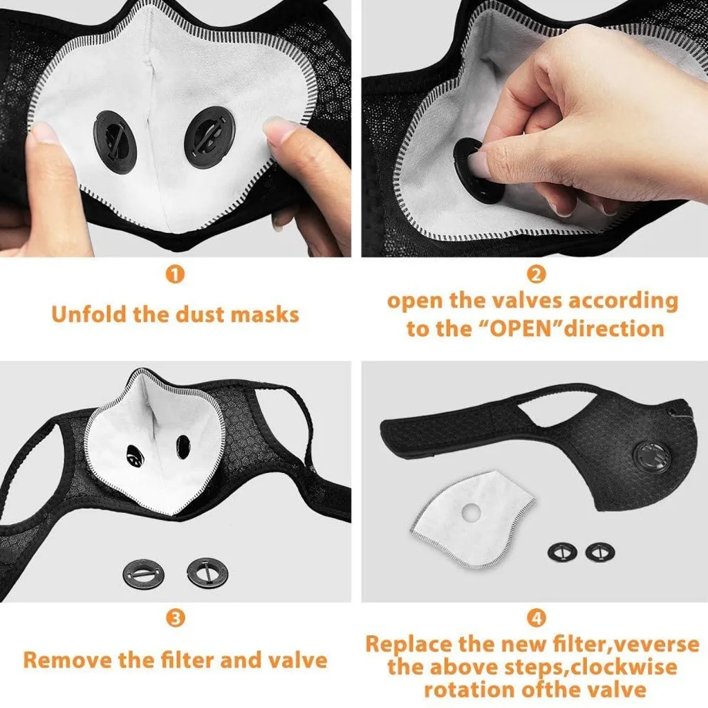 Многоразовая моющаяся дышащая маска для лица с принтом кленовых листьев