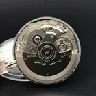 Механические часы NH36A, Япония, Seiko, 24 камня, деньдата, Quickset, белаячерная версия, оригинальные японские автоматические часы