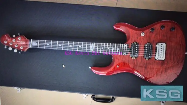 Ernie ball Music Man John Petrucci JP6 электрогитара Прозрачная отделка Music Man JP6 гитара гитара