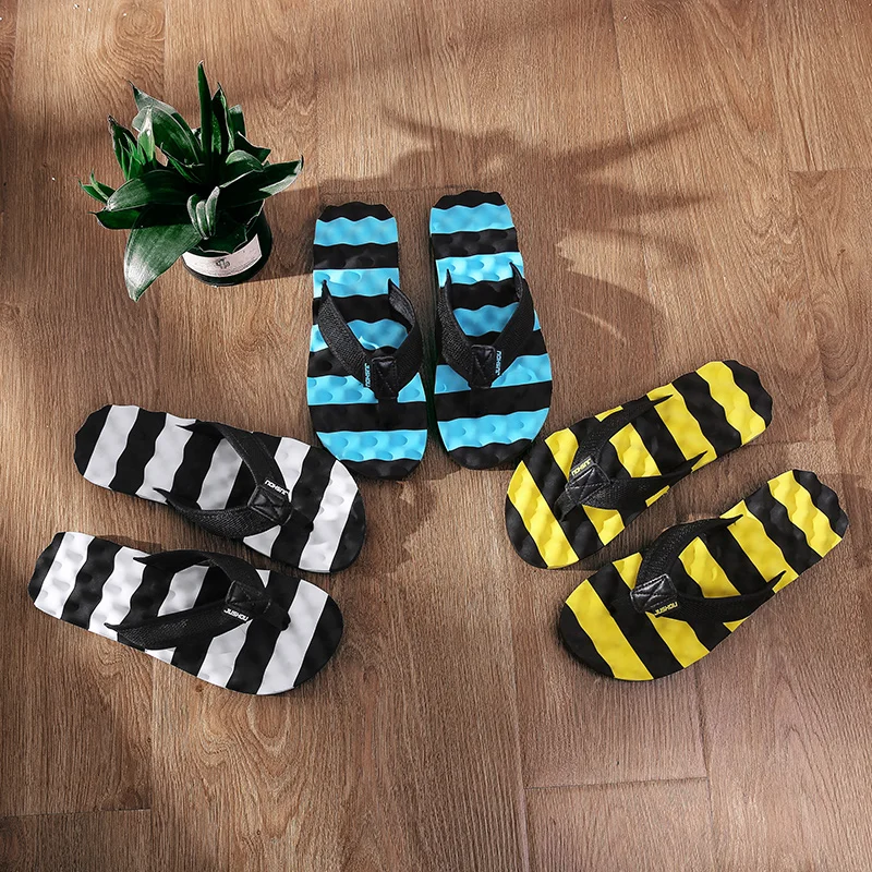 Новинка Летняя Повседневная нескользящая обувь Массажные модные эластичные