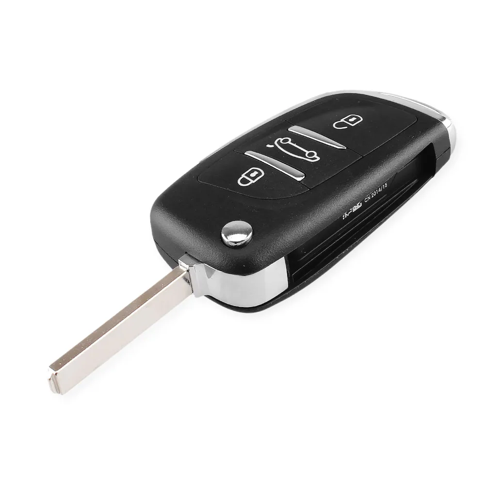VA2/HU83 2/3BTN CE0523 модифицированный чехол для ключа автомобиля замены корпуса PEUGEOT 107 206