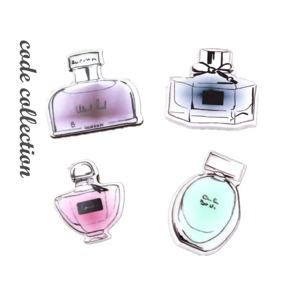 4 шт./компл. броши в виде флаконов духов с цифрами 5 ювелирные изделия для женщин и