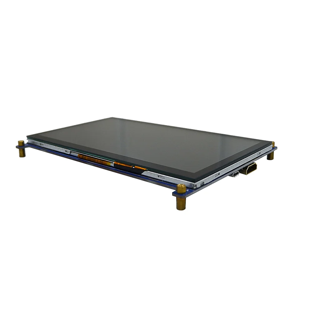 7 дюймов Портативный HDMI 1024x600 прочный Сенсорный экран ЖК-дисплей Экран Дисплей прозрачный монитор емкостный сенсорный модуль металла для Raspberry Pi ips