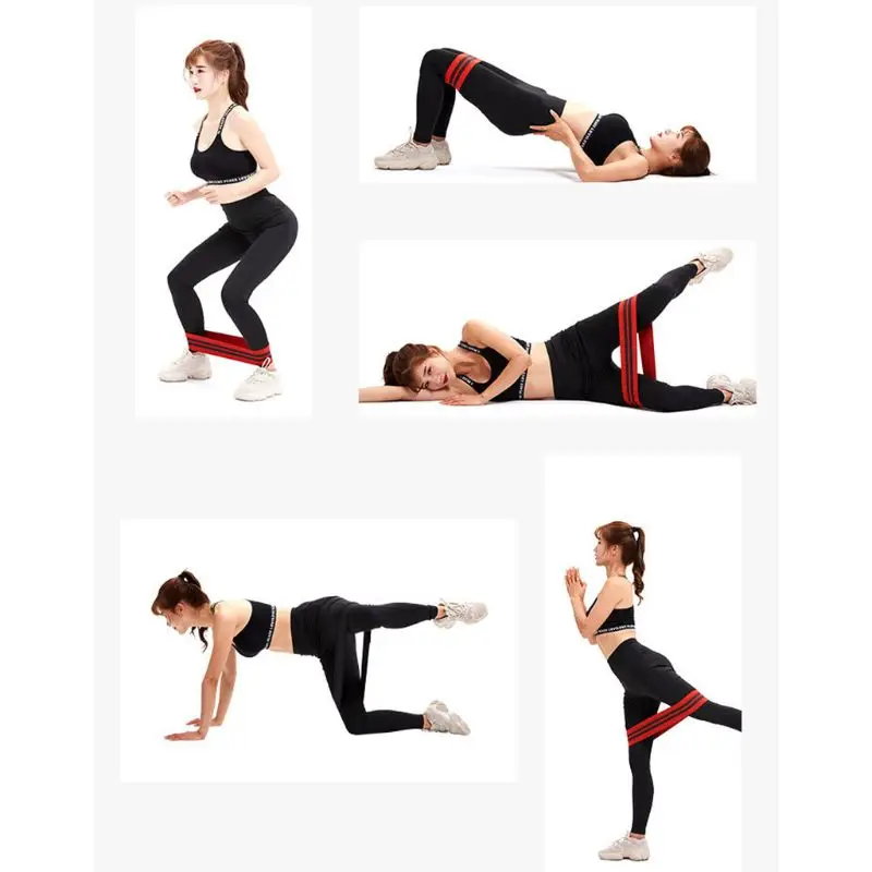 Эластичная лента для упражнений ног и ягодиц эластичная мини-лента занятий йогой