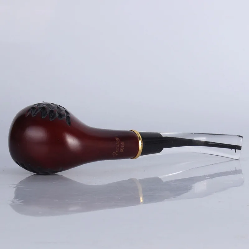 Новинка 1 шт. набор труб деревянная трубка для табака курительная красная