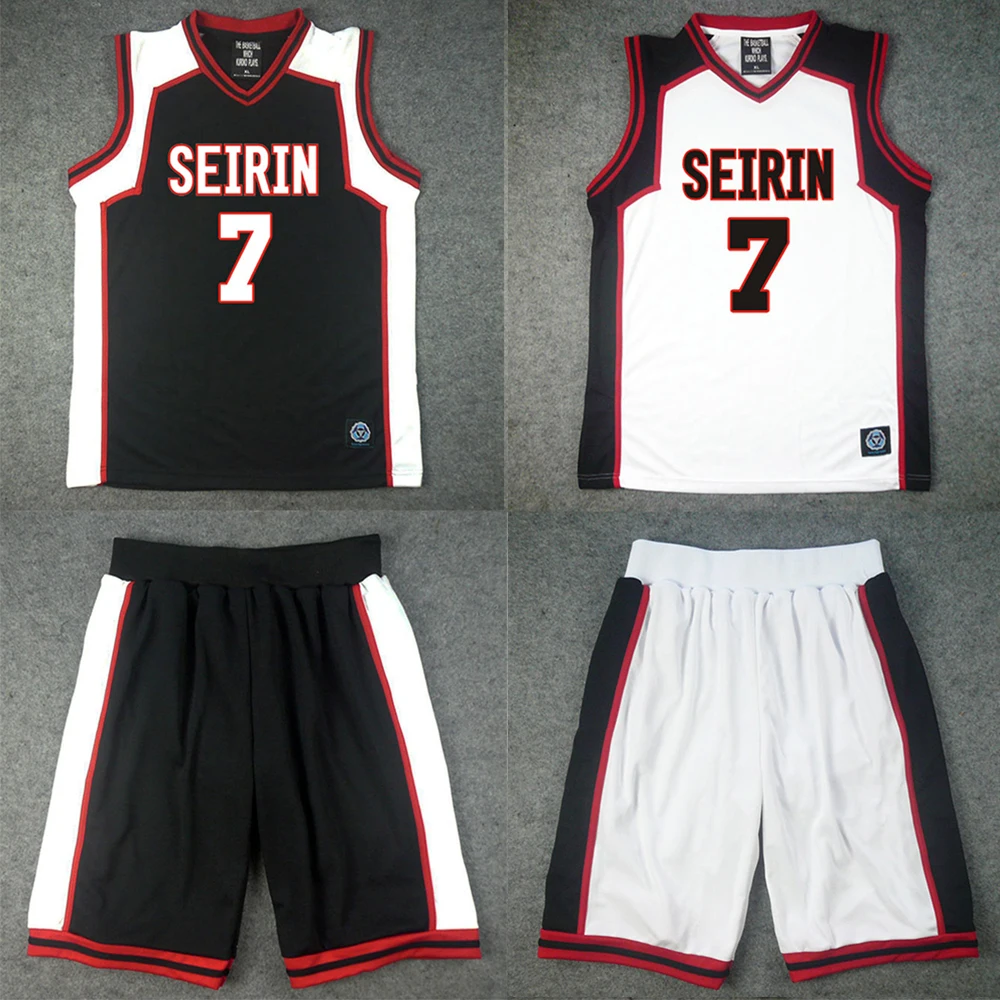 Горячая Распродажа Косплей Kuroko's Баскетбол Kuroko no basuke II Kagami Taiga SEIRIN черный костюм