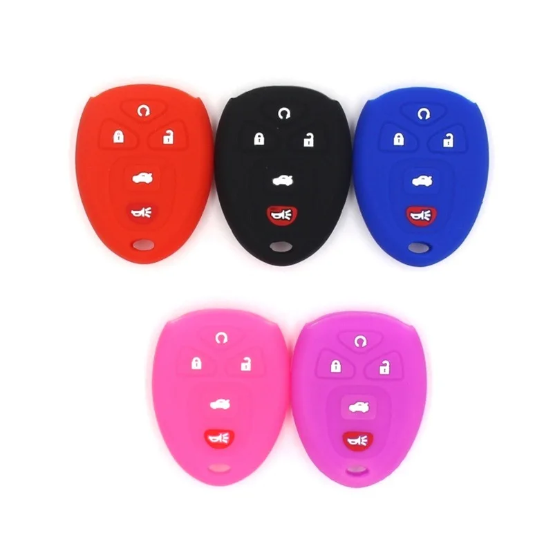 Мягкий силиконовый чехол для смарт-ключа с дистанционным управлением и 5