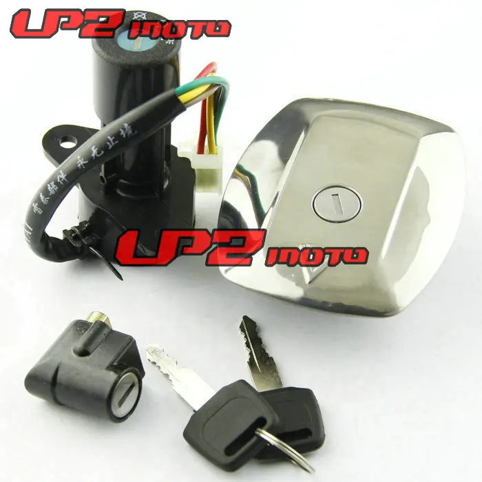 

Motorcycle Lock Kits Ignition Switch Lock Tank Cap For SUZUKI GS125 1982-2000