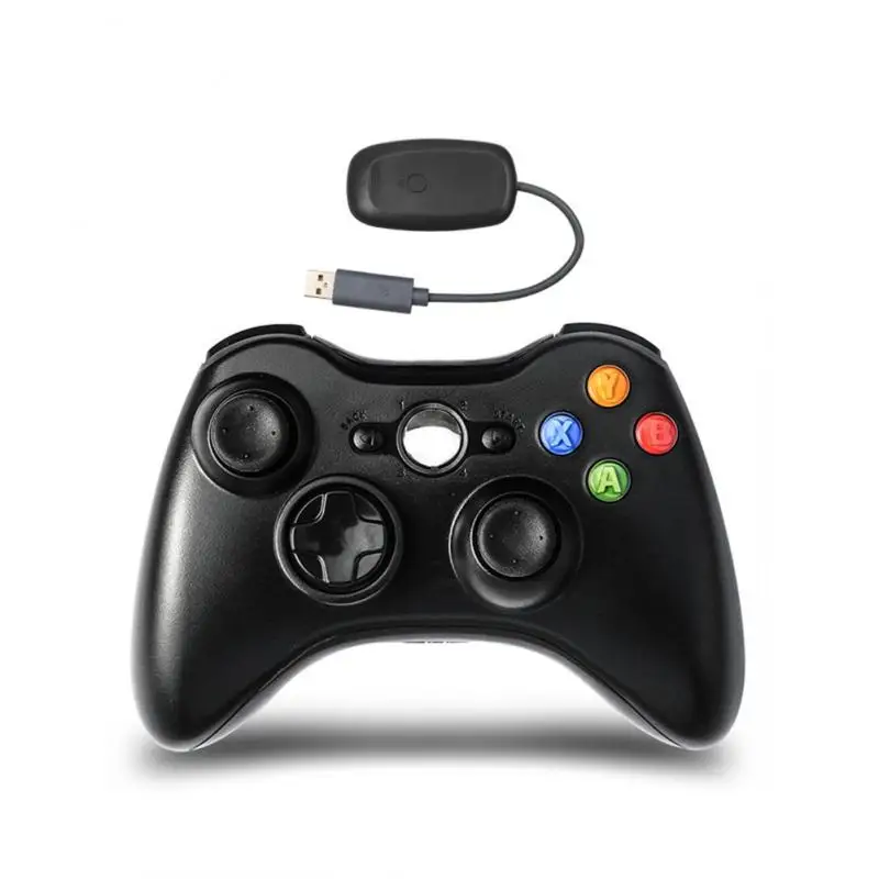 

For Xbox 360 Gamepad 2.4G Wireless Controller with PC Receiver for Windows 7 8 10 Dual-vibration Joystick Wireless Controller
