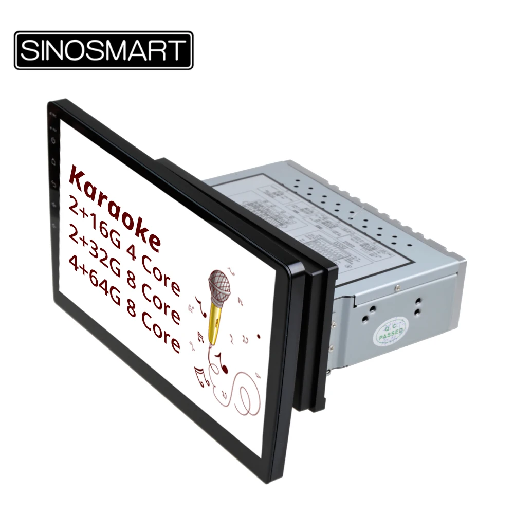 SINOSMART универсальная модель 1/2 DIN 4/8 Core CPU Android 8 1 2G/4G RAM Автомобильный GPS навигатор