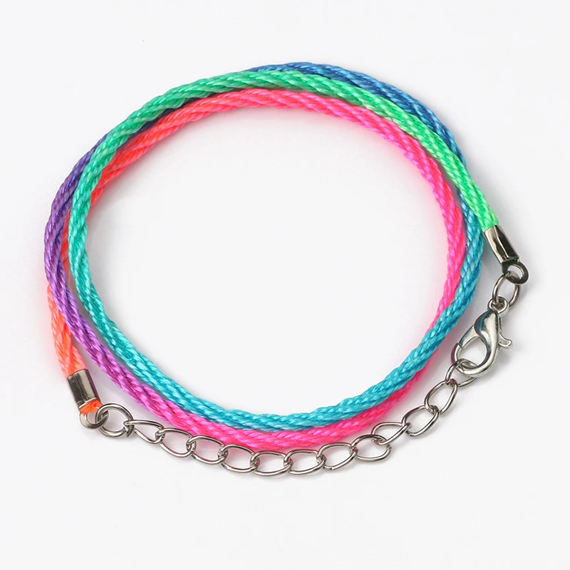 10 шт. 3 акции витая хлопковая шелковая цепочка сделай сам Женское Ожерелье