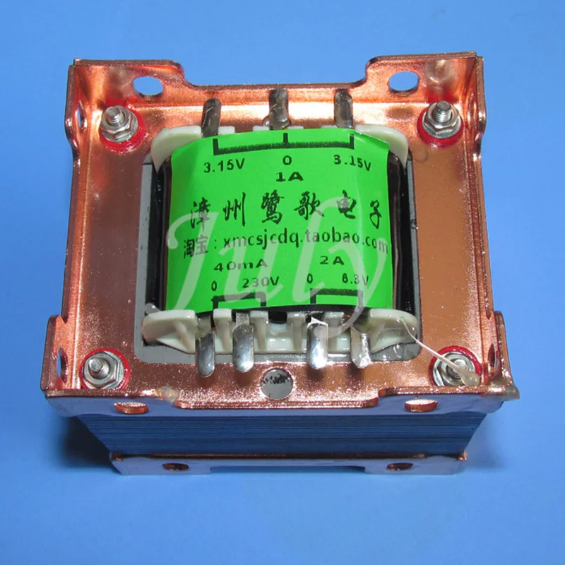 

28W linear power transformer for electronic tube amplifier, EI66X35 Z11 iron core power transformer, 6.3V 2A 3.15V-0-3.15V 1A