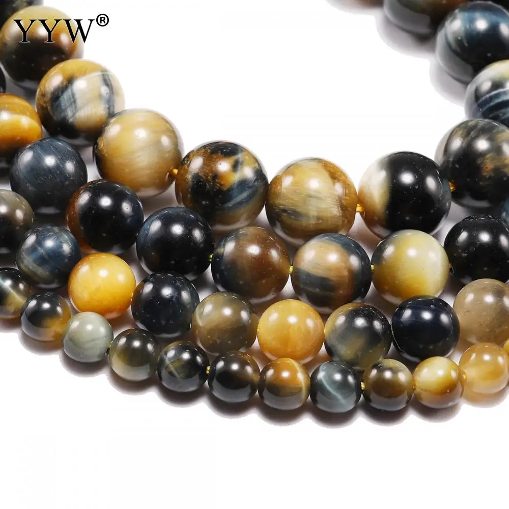 

4/6/8/10/12mm Natural Stone Beads Tiger Eye Beads 15.5inches Multicolor Tiger Eye Stone Beads For Jewelry Making