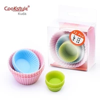 candy silicone cake muffin cup 12 piece diy jelly pudding cup round cake cup baking mold