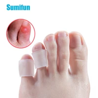 20pcs silicone gel little toe tube corns blisters corrector protector gel bunion toe finger protection foot care tool d2206