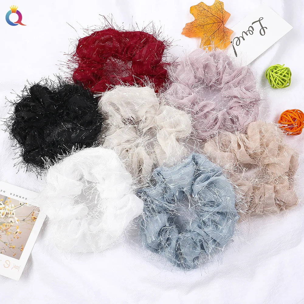 

Новое поступление, модные женские простые тканевые резинки для волос, милые резинки для волос, элегантные резинки для волос для девочек, акс...