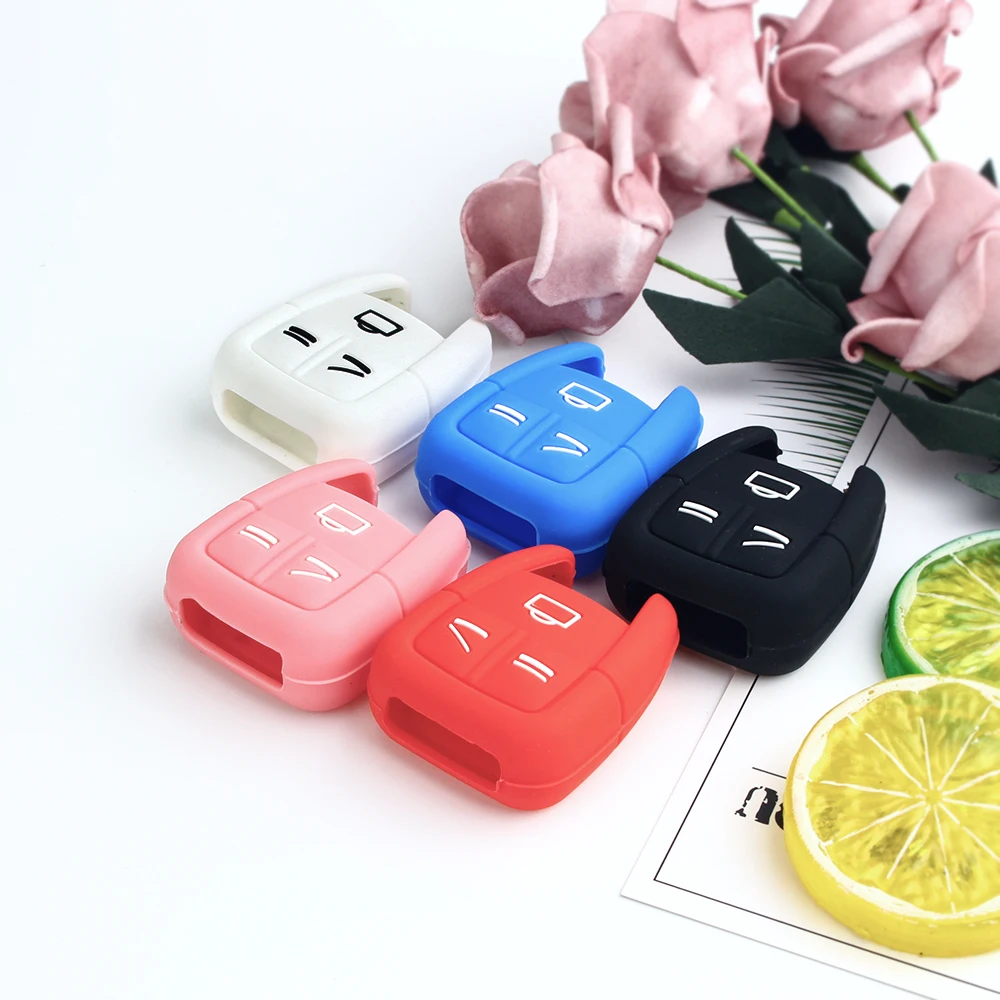 KEYYOU 3 кнопочный чехол для дистанционного ключа от машины силиконовый Opel VAUXHALL VECTRA