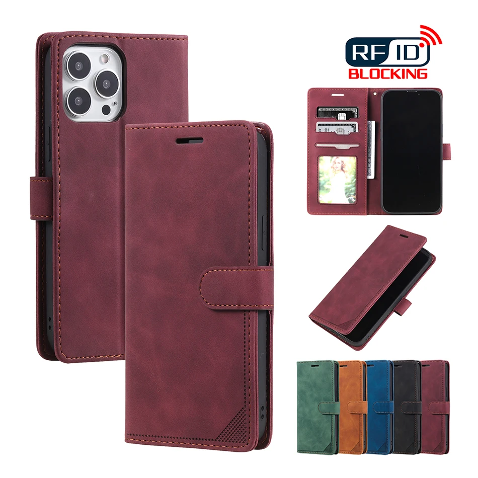 

Anti-theft Leather Case For OPPO Reno 4Z 5G Realme 5 5S 5i 7 8 Pro C3 C12 C15 C20 C21 C25 Narzo 10 20 30 10A 20A 30A Cover Etui