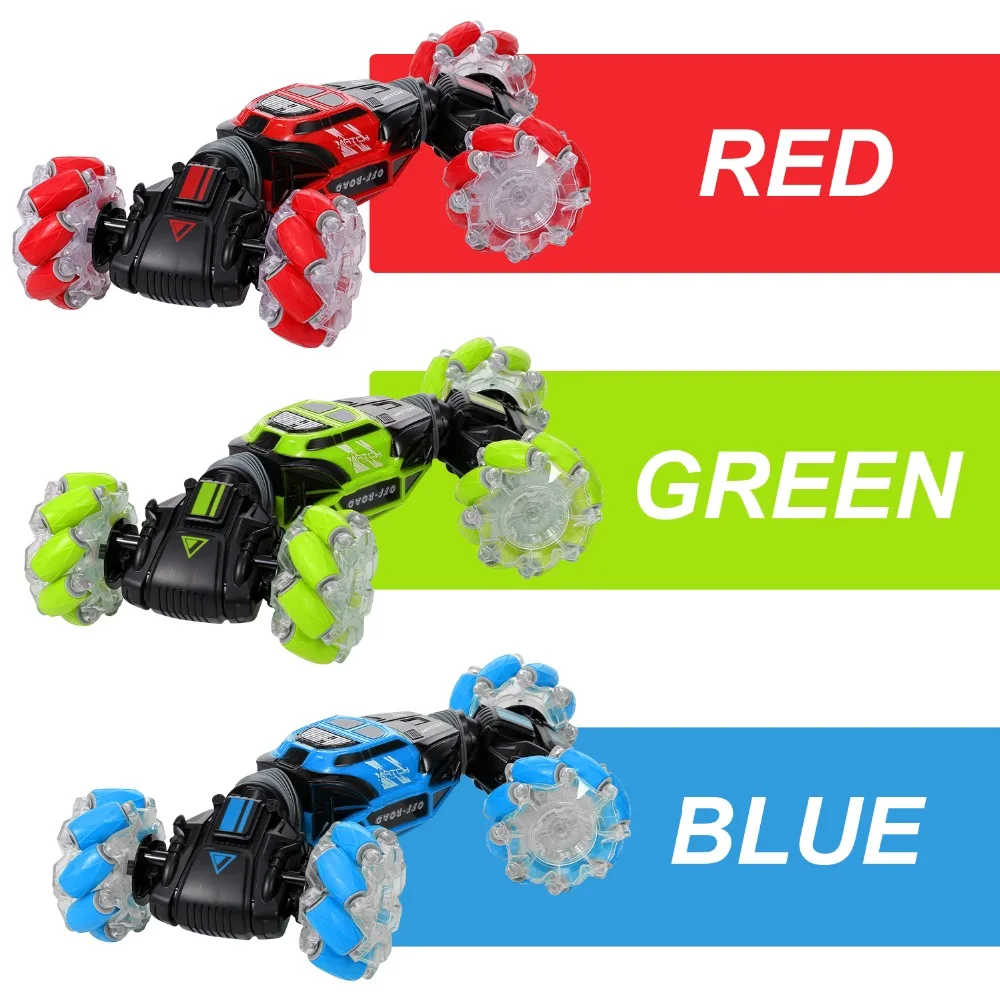

4WD RC Stunt Car Watch Gesture Sensor Control Deformable Electric RC Drift Car Transformer Car Toys for Kid Gift with LED Light
