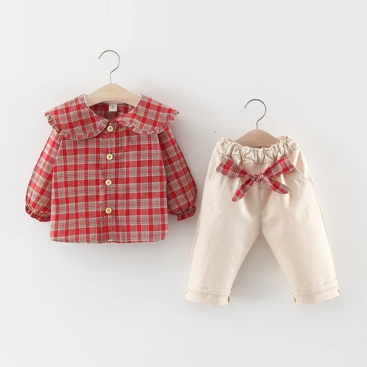 Комплекты одежды для маленьких девочек сезон весна осень хлопковые пальто