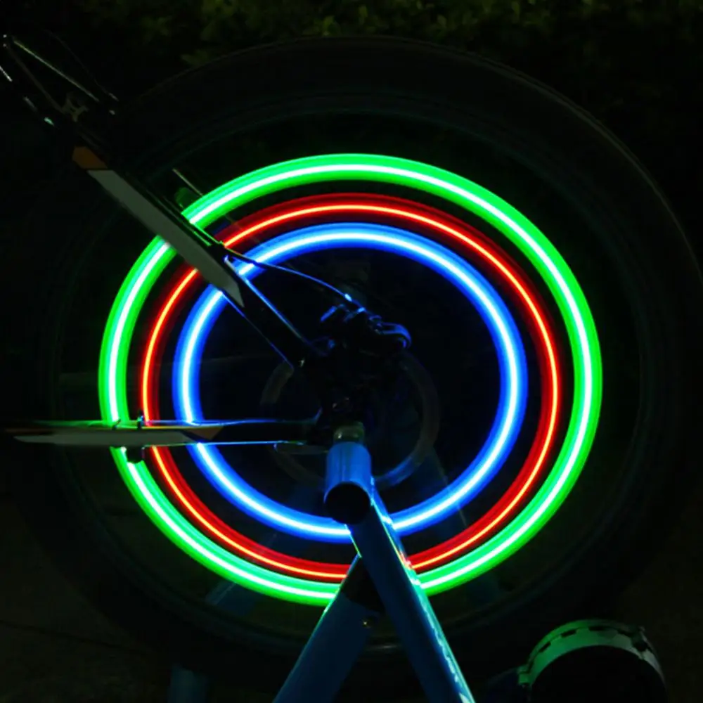 Светодиодная лампа для велосипедных спиц декоративное безопасное
