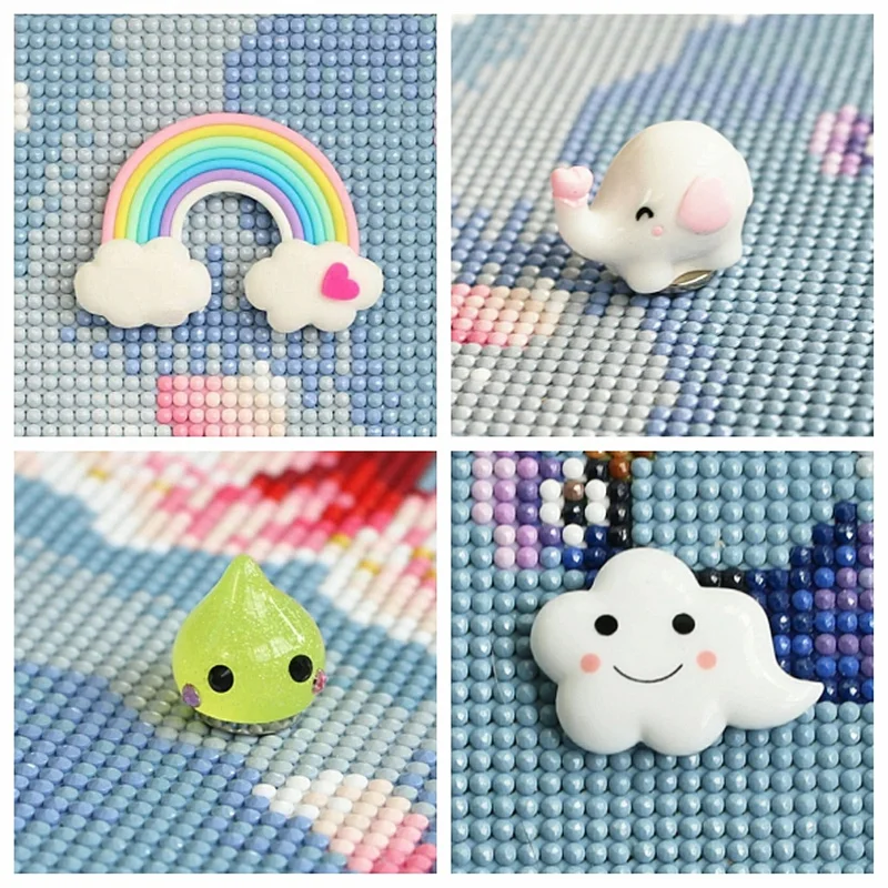 AZQSD алмазная живопись блестящая капля Магнитная крышка Minders Алмазная вышивка