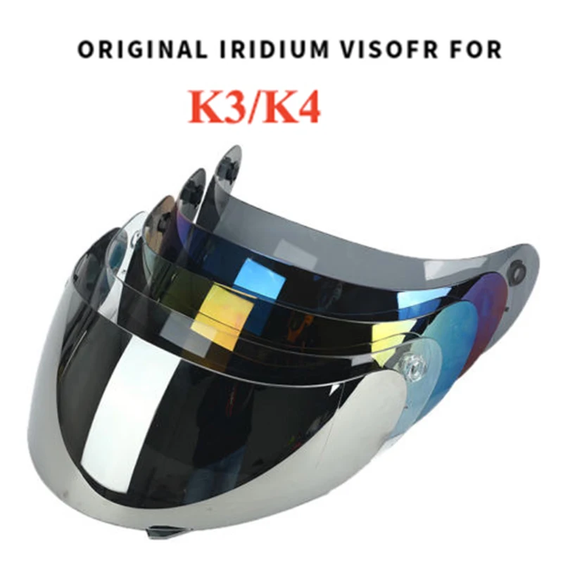 Motorcycle Helmet Full Face Shield Visor Lens Shield Motocross Helmet Motorbike Helmets Sun Visor for K3 K4