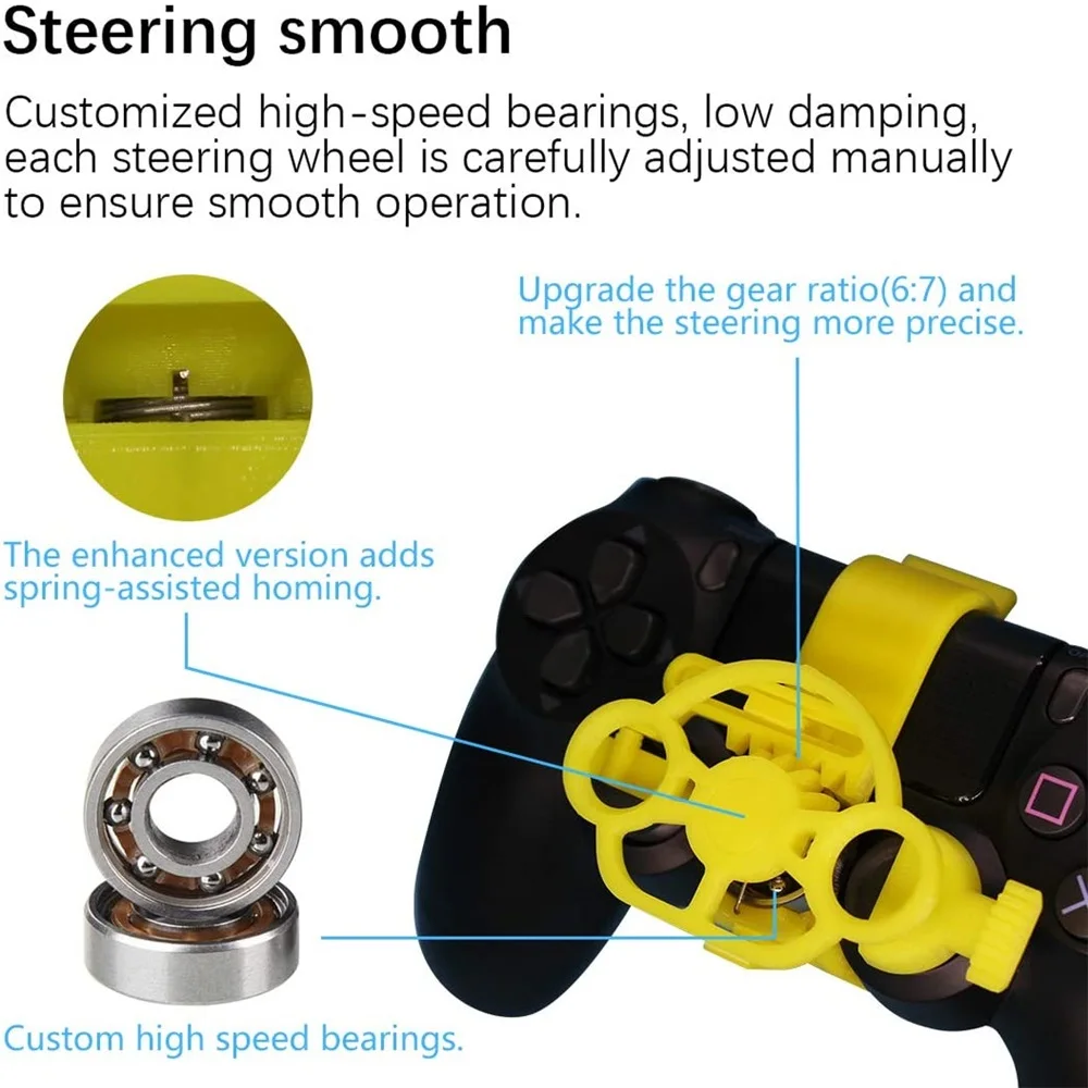 Мини контроллер рулевого колеса с 3D принтом дополнительный геймпад симулятор