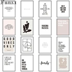 Скандинавская настенная живопись мотивационные цитаты текст холст картины плакаты и принты настенные картины для гостиной украшение домашний декор